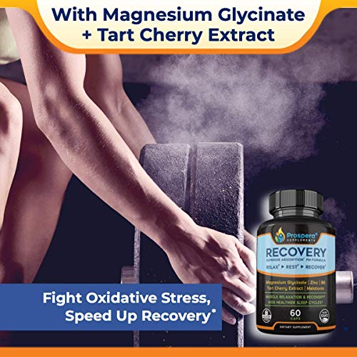 Muscle Recovery Magnesium Glycinate Supplement Made for Crossfit by