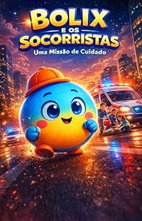 Livro Bolix e os Socorristas – Uma Missão de Cuidado: Uma aventura cheia de humanidade, aprendizado e inspiração. Luzes vermelhas e azuis cortavam as ruas… Era uma ambulância em missão.