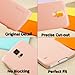 Galaxy Note 4 Back Cover, ANLEY Bubble Pack Series - [Leather Feel] [Original Fit] Back Battery Cover Plate Replacement for Samsung Galaxy Note4 (Black) + Free Ultra Clear Screen Protector Film