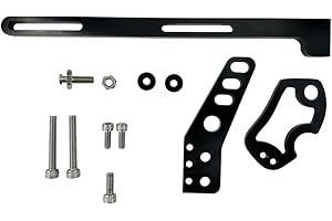 Performance Word 646115 TH700R4 Throttle Cable/TV Cable Bracket for Fabricated LS Intake Manifolds Black