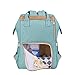 SUNVENO Diaper Bag Backpack Functional Baby Nappy Changing Bag with Insulated Pockets Waterproof Fabric Large Capacity
