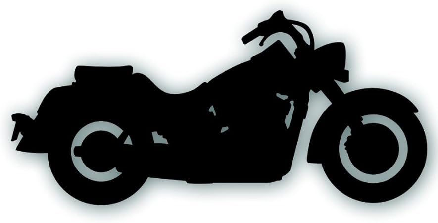 Amazon Com Motorcycle Decal Sticker Shadow Phantom Vt 750 1100 Vtx 1300 Ace For Your Bike Tow Vehicle Or Trailer 7 X 10 Inch In Black Arts Crafts Sewing