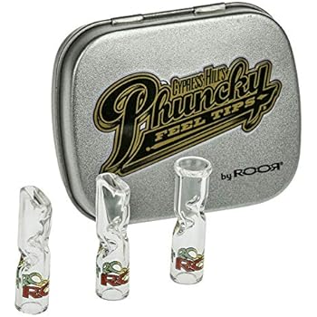 3 Glass Tips With Collectible Tin
