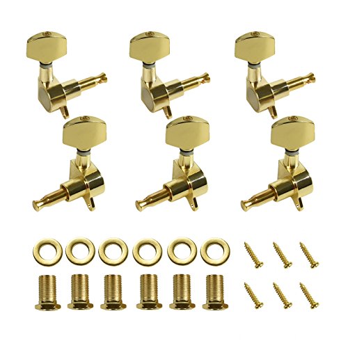 image for FINO Guitar Machine Head 3L3R 6 String Tuning Pegs for Acoustic Guitar