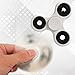 Fidget Hand Spinner Toy Best Hybrid Ceramic Bearing 360 Tri-Spinner Prime ADHD Fidget Toy Prime Premium Anxiety Toys Helps Focus for Kids and Adults Amazing Stress Reducer (White)