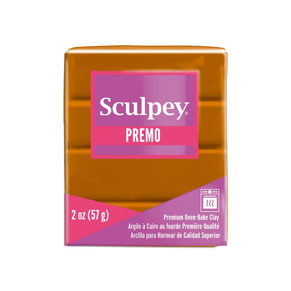 Sculpey Premo Polymer Clay (2 Ounces-Raw Sienna)