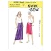 Kwik Sew K2954 Wrap Skirts Sewing Pattern, Size XS-S-M-L-XL