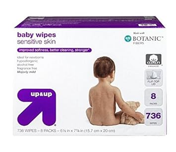 up and up sensitive skin baby wipes