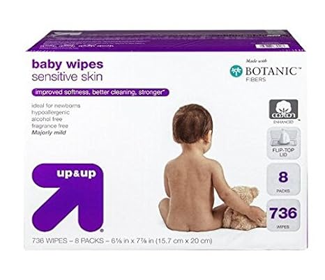 up & up sensitive wipes