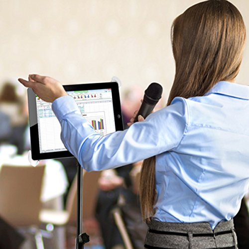 Portable iPad Tablet Tripod Adjustable Stand, Costech Universal 360° Rotatable Height Adjustable with Portable Carry Bag for 7 to 12 Inch iPad and Tablet
