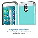 ULAK Galaxy S5 Case, S5 Case, Knox Armor 2in1 Hybrid Dual Layer Slim Shockproof Protective Case Cover for Samsung Galaxy S5 / Galaxy SV/Galaxy S V/Galaxy i9600 2014 Light Blue/Gray