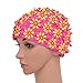 Medifier Swim cap Floral Petal Retro Style Bathing Caps for Women