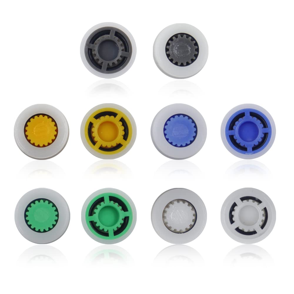 10 Pcs Water Flow Restrictor, Shower Flow Reducer Limiter, Shower Head Flow Restrictor, Water Flow Saver Adapter Set for The Fixed Shower Head or Handheld Shower 1.5/1.8/2.0/2.5/3.0 GPM(G15)