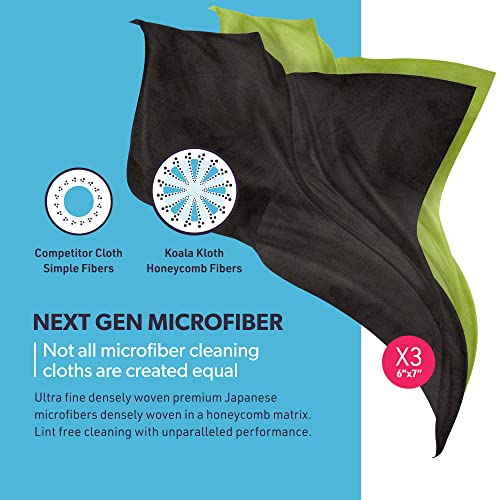 Koala Eyeglass Lens Cleaner Spray Kit (2x) 8 Oz + (1x) 2 Oz Glasses