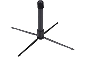 Portable Metal Lightweight Clarinet Flute Oboe Folding Support 4 Feet Stand Accessory