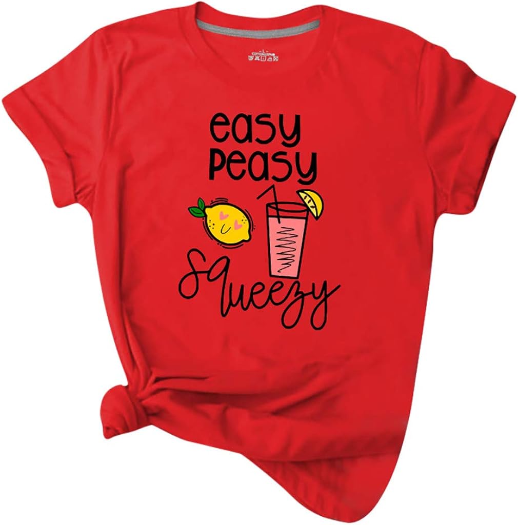 Smoxx Women's Casual Letter Print Crewneck T-Shirt Long Sleeve Tunic Tops Sweatshirt with Pockets for Mother'Day