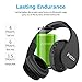 Bluetooth Wireless Over-ear Stereo Headphones, Fetta 4 in 1 Upgrade Bluetooth Foldable Headsets with Micro Support SD/TF Card (Upgrade Black)