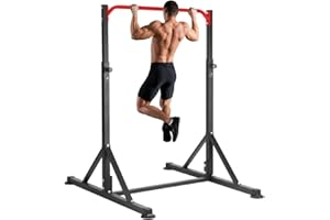 ONETWOFIT Pull Up Station, Power Tower Adjustable Pullup Bar Free Standing, Heavy Duty Multifunction Strength Training Pull Up Bar, Gym Workout Fitness Equipment Chin up Bar for Home Outdoor, 440LBS Capacity