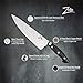 Zelite Damascus 8 Inch Chef Knife - Executive Tsunami Rose Damascus Pattern Japanese Chef Knife for Kitchen with Curved Handle; Professional Kitchen Knife with Japanese AUS-10 Super Steel 67-Layer
