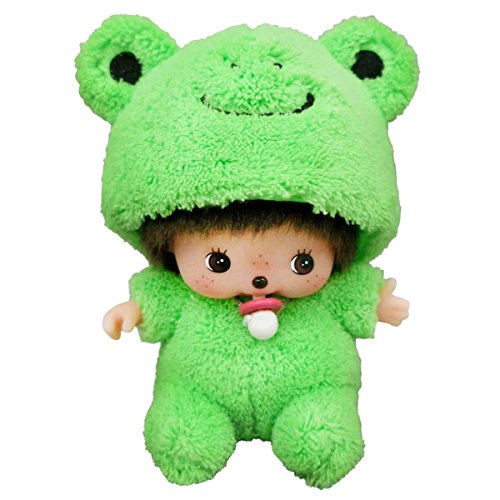 Sekiguchi Monchhichi Fluffy Animal Costume Frog Bebichhichi Boy Plush