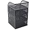 PAG Office Supplies Desktop Organizers and Accessories Storage Caddy with Drawer Mesh Pencil Holder Set for Women Girls, Black