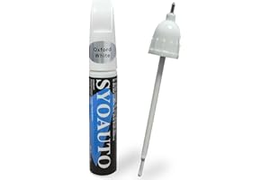 SYOAUTO Oxford White YZ/Z1/M6887 Touch Up Paint Fit for Ford Auto Touch up Paint Scratch Repair Automotive Paint Scratch Remover 2 in 1 Oxford White YZ/Z1/M6887