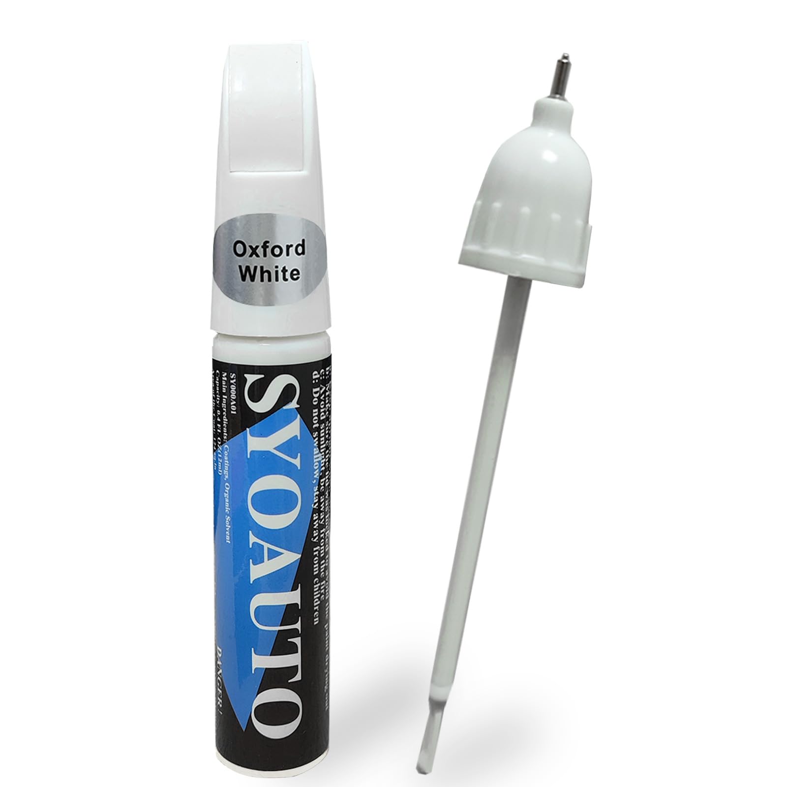 Photo 1 of SYOAUTO Oxford White YZ/Z1/M6887 Touch Up Paint Fit for Ford Auto Touch up Paint Scratch Repair Automotive Paint Scratch Remover 2 in 1 Oxford White YZ/Z1/M6887