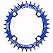 ColorGo Oval Narrow Wide Chainrings 104BCD 32T/34T/36T Single Speed Chain Rings For MTB/BMX Balck /Red/Blue/Green