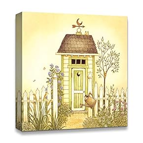 Canvas Wall Art Famous Building Birds/Flowers Pop-up Painting Artwork for Home Prints Framed - 12x12 inches
