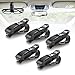 KAFEEK Car Visor Glasses Sunglasses Ticket Clip Holder (Black)