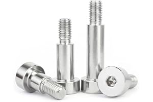 5/10Pcs M2 M2.5 M3 M4 Hex Hex Socket Head Roller Bearing Shoulder Screw Bolt 304 Stainless Steel Metal Screws (Color : D4x M3