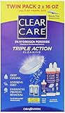 Clear Care 3% Hydrogen peroxide Triple Action Cleaning Triple Action 2x16oz + 3oz Travel Size