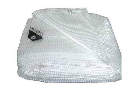 Kippen 6057D1 Abdeckplane, 4 x 5 m, Weiß/transparent