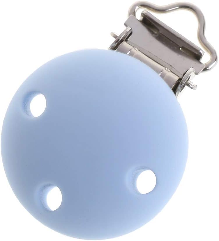 Pince A Sucette Ronde Manyo 1 Pc Attache Sucette En Silicone Rose Accessoires De Dentition Infantiles Nouveau Ne Outils De Bricolage Sucettes