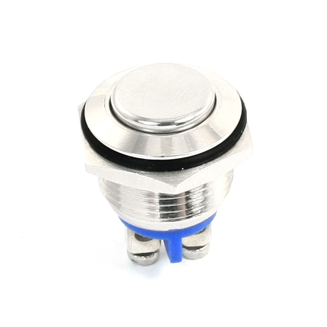 Sourcingmap 250V 15A SPST 1NO 16mm Thread Momentary High Head Push Button Switch