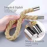 Pretty Jolly 4 Pack Magnetic Curtain Tiebacks Bronze 19in No Drill Drape view 3