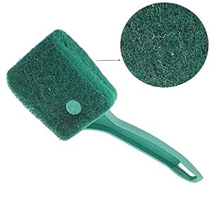 GU Gurxi Pennello per Spugna per Acquario Pennello a Doppia Faccia Spugna Spazzola per la Pulizia Dell'Acquario Pennello…