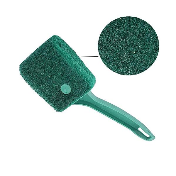 GU Gurxi Pennello per Spugna per Acquario Pennello a Doppia Faccia Spugna Spazzola per la Pulizia Dell'Acquario Pennello…