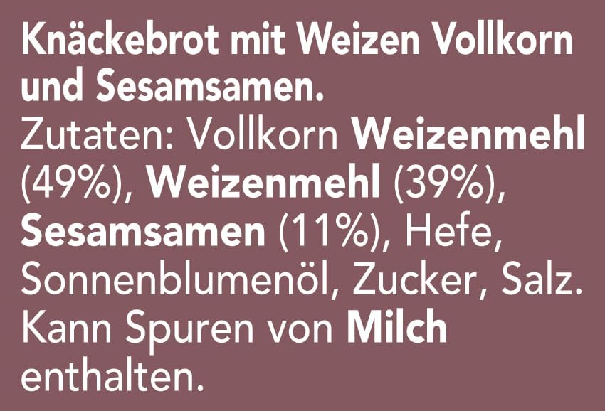 Wasa Knäckebrot Sesam & Vollkorn 12x200g 10