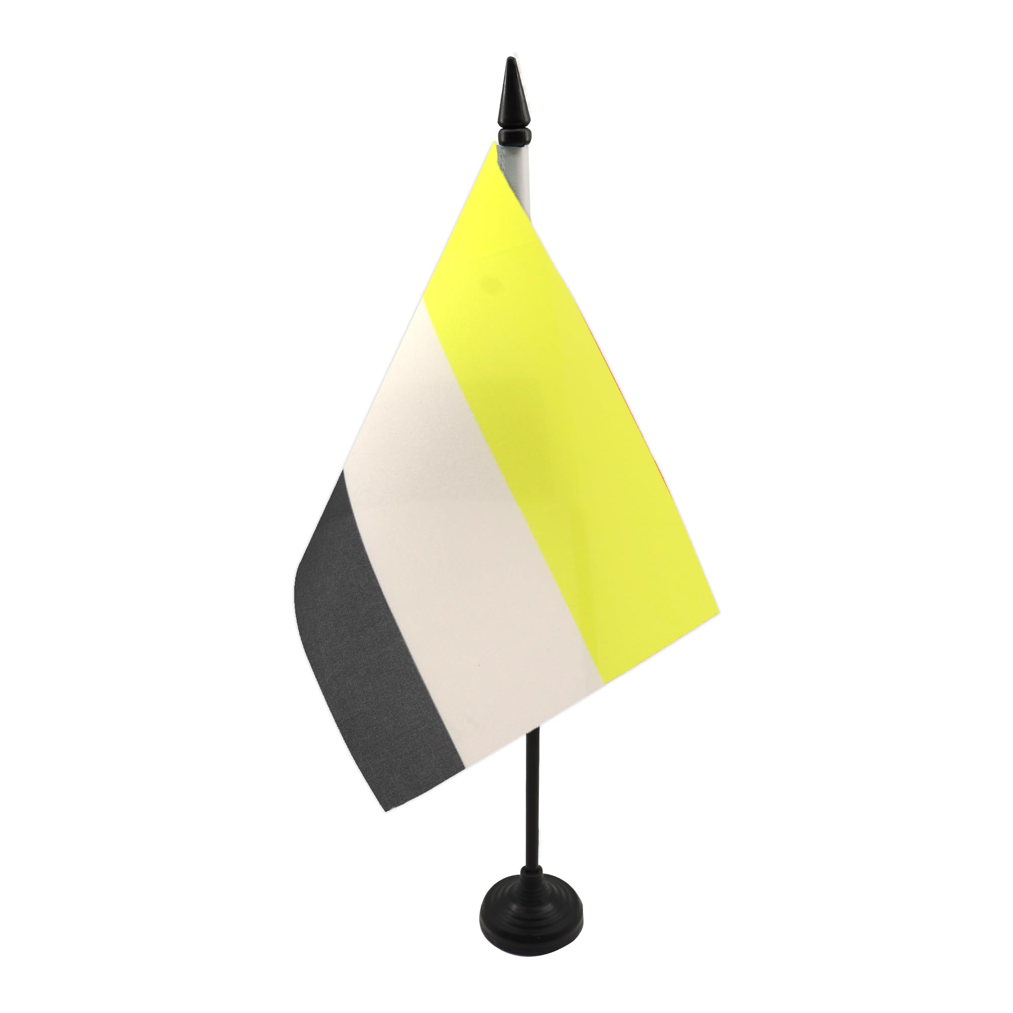 AZ FLAG Garifuna people Table Flag 5'' x 8'' - Garifuna Office Decoration 100% Polyester 21 x 14 cm - Mini Desk Flag with Pole and Black Plastic Base