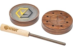 Hunters Specialties HS Strut Select Closing Time Hunting American Kiln-Dried Walnut Wood Turkey Pot Call