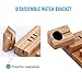 Apple Watch Stand Bamboo Charging Station for Multiple Devices, Yome Wood Docking Station Organizer Stand with 3 USB Ports, Holder Cradle for iWatch & iPhone X, 8, 7, 6s & Tablet & iPad