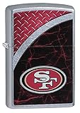 Zippo NFL San Francisco 49ers Street Chrome Pocket Lighter