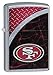 Zippo NFL San Francisco 49ers Street Chrome Pocket Lighter