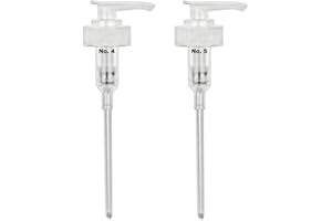 ULTRA ESSENTIALS Dispenser Pumps Compatible with Olaplex No. 4 Shampoo and No. 5 Conditioner 8.5 oz, 250 ml Size Bottles, NOT FOR Liters (1000ml/33.81oz) Two White Pumps Only by Ultra Beauty Essentials (No. 4 & No. 5)