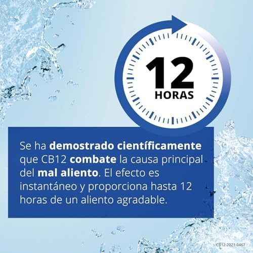 Colutório cb12 - combate a principal causa do mau hálito - efeito cientificamente comprovado durante 12 horas - 250ml