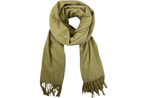 Humble Hilo Soft Wool Scarf or Shawl, Large Winter Wrap Pashmina 74 x 27