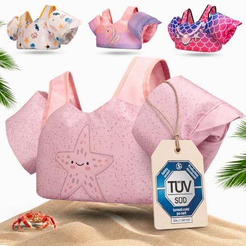 KIDVERSE Schwimmweste Kinder 3-6 Jahre - Geprüfte Qualität - Schwimmweste mit Schwimmflügel für Kinder - Schwimmhilfe für Jungen & Mädchen bis 30kg -