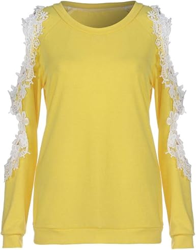 amazon ladies yellow tops
