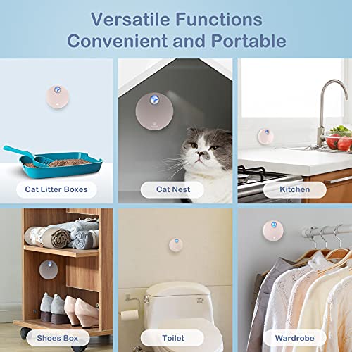 Sumbee Cat Litter Deodorizer, Smart Odor Eliminator for Small Pets